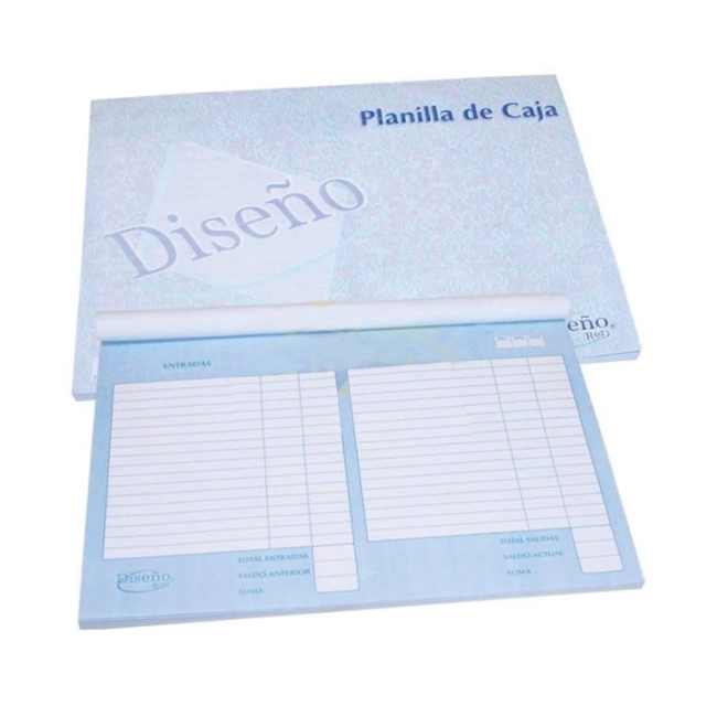 TAL. PLANILLA DE CAJA DISEÑO
