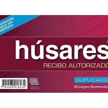 TAL. RECIBI HUSARES AUTORIZADO ART 1823