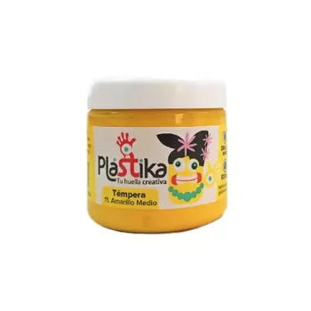 TEMPERA PLASTIKA AMARILLO MEDIO 200ml