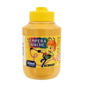 TEMPERA GUACHE 250ML C/PICO AMARILLO