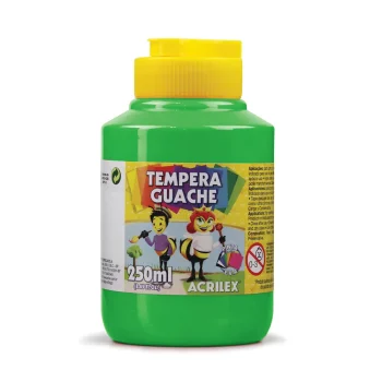 TEMPERA GUACHE 250ML C/PICO VERDE