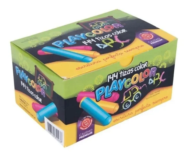 TIZA PLAYCOLOR COLOR X 144