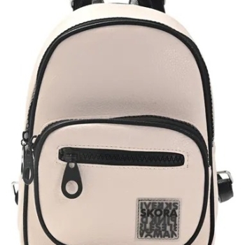 MOCHILA MODAX PINK PARIS BEIGE ART 33870