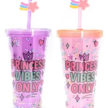 VASO INFANTIL SKORA 450ML ESTAMPADO ROSA