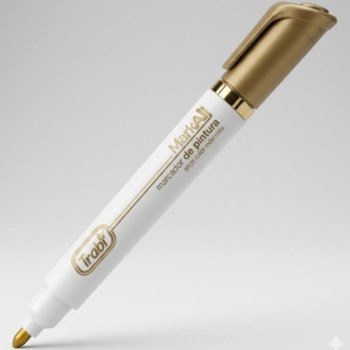 Marcador Trabi Mark-all de Pintura Oro
