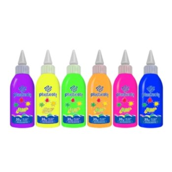 Adhesivo Plasticola Fluo 40GR Verde Clar
