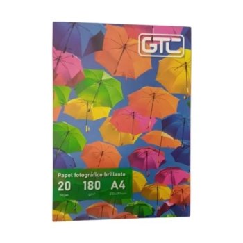 Papel Fotografico Gtc Brillante 20HJ 180