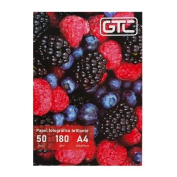 Papel Fotografico Gtc Brillante 50H 180G
