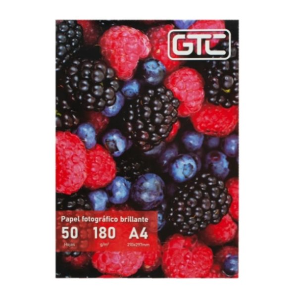 Papel Fotografico Gtc Brillante 50H 180G