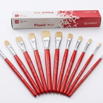 Pincel Chato Sabonis N 6 000936