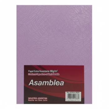 CUADERNO ASAMBLEA 16X21 RAYADO 50HJ