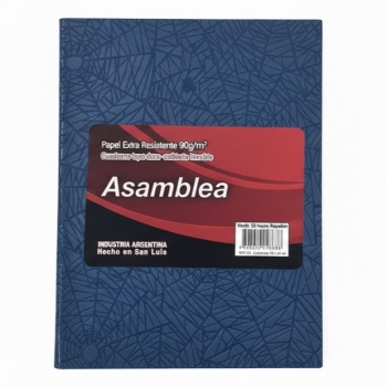 CUADERNO ASAMBLEA 19X24 CUADRICULADO 98HJ