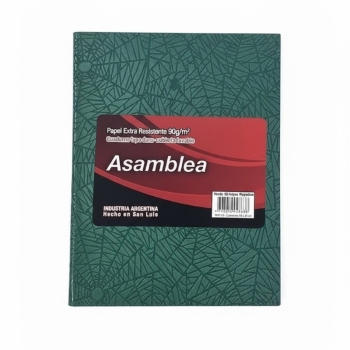 CUADERNO ASAMBLEA 19X24 CUADRICULADO 98HJ