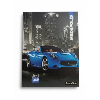 CUADERNO ASAMBLEA MEGAPOLIS RAYADO 80HJ