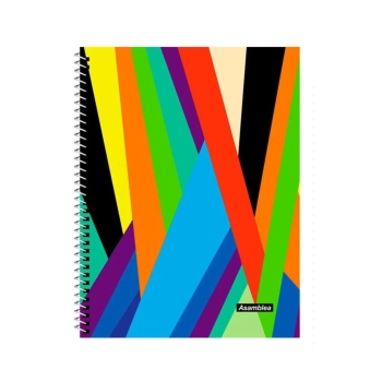 CUADERNO ASAMBLEA GEOMETRICO RAYADO 42HJ