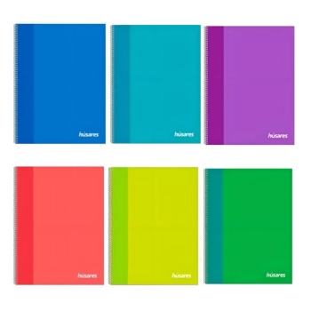 CUADERNO HUSARES 16X21 TAPA DURA 120HJ