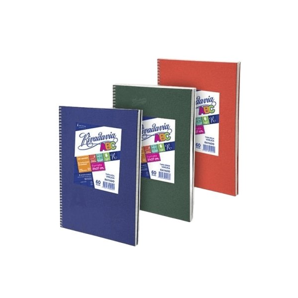 Cuaderno Rivadavia Espiralado Tapa Dura 60HJ