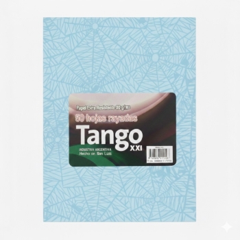 CUADERNO TANGO 16X21 RAYADO 50HJ