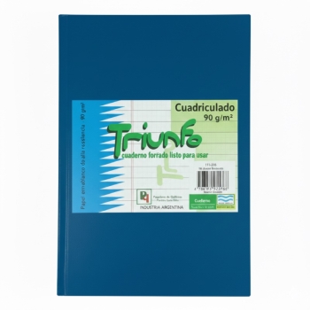 CUADERNO TRIUNFO 16X21 CUADRICULADO 98HJ