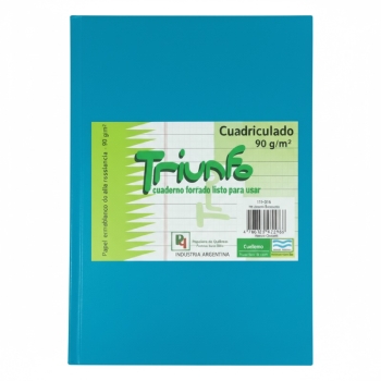 CUADERNO TRIUNFO 16X21 CUADRICULADO 50HJ