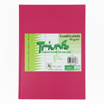 CUADERNO TRIUNFO 16X21 CUADRICULADO 50HJ