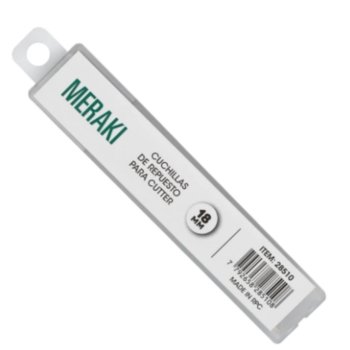 Repuesto de Cutter Meraki 18MM X10