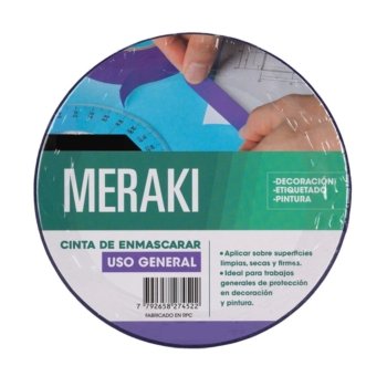 Cinta Adhesiva de Papel Meraki Violeta