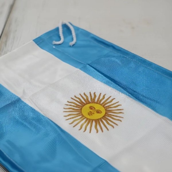BANDERA ARG.POLIAMIDA C/SOL 350 X 560 SA