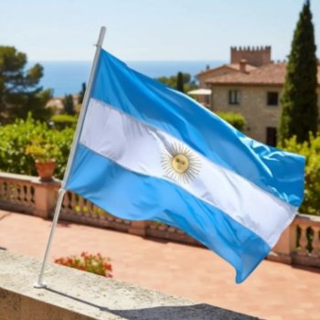 BANDERA CEREMONIA ARGENTINA MAYOR DOBLE