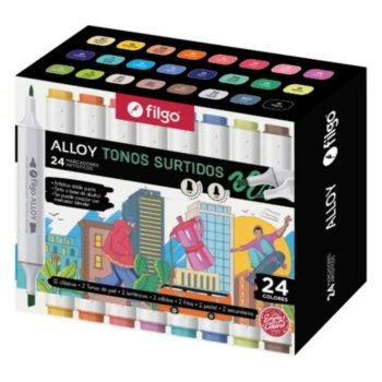 Marcador Filgo Alloy Doble Punta X24