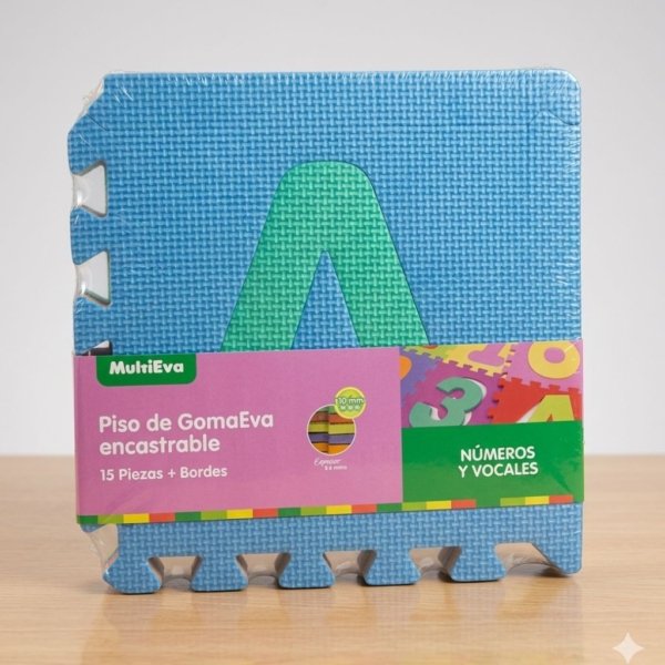 Piso multieva goma eva encastrable numer