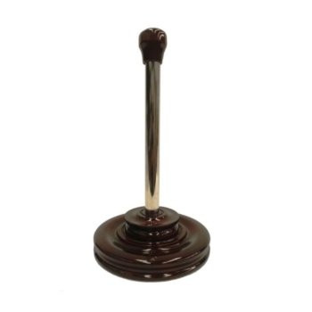 Pedestal Base Madera Lustrada Grande