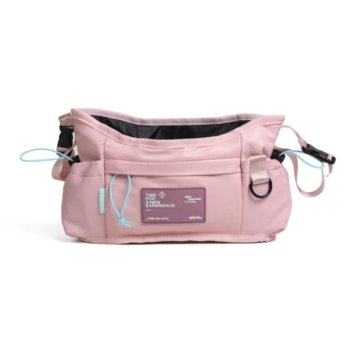 Bolso chimola p/cochecito new world pink