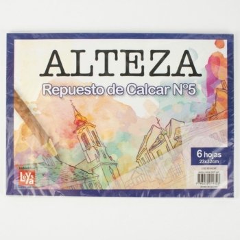 Repuesto calcar nº5 alteza 6hj 23x32