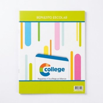 Repuesto n 3 college xxi blanco