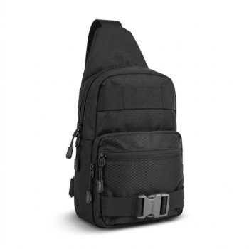 Morral Cruzado Negro 36X17X7Cm