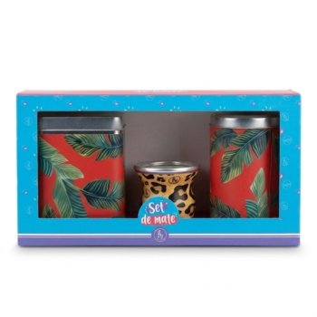 Set Matero Reysa Animal Print 2 Latas