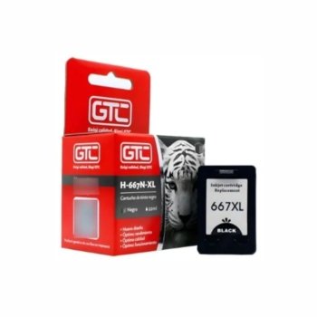Cartucho Gtc H-667N Xl Negro